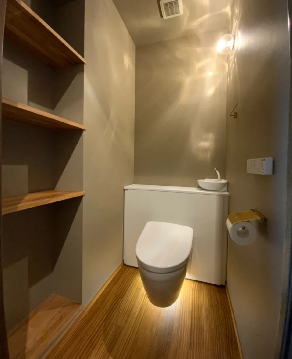 戸建てリフォームの施工例：トイレ